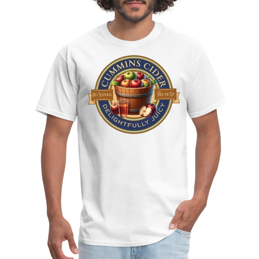 Cummins Cider (Funny Adult Humor) T-Shirt - white