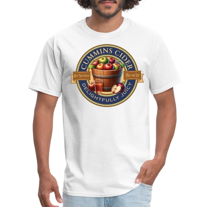 Cummins Cider (Funny Adult Humor) T-Shirt - white