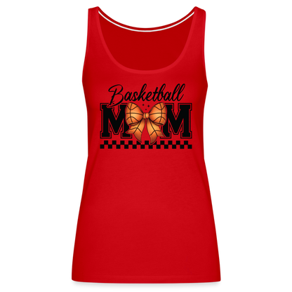 Basketball Mom Women’s Premium Tank Top - red