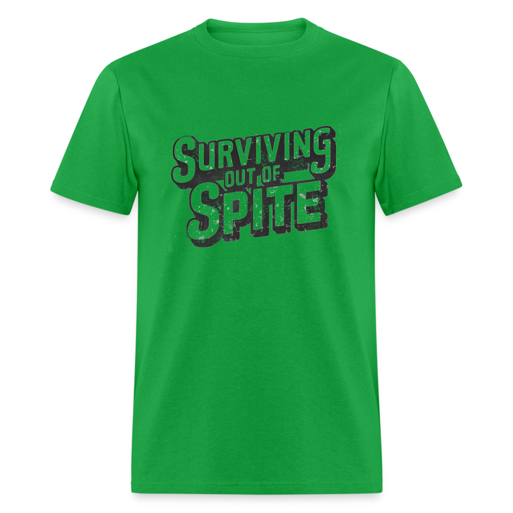 Surviving Out Of Spite T-Shirt - bright green