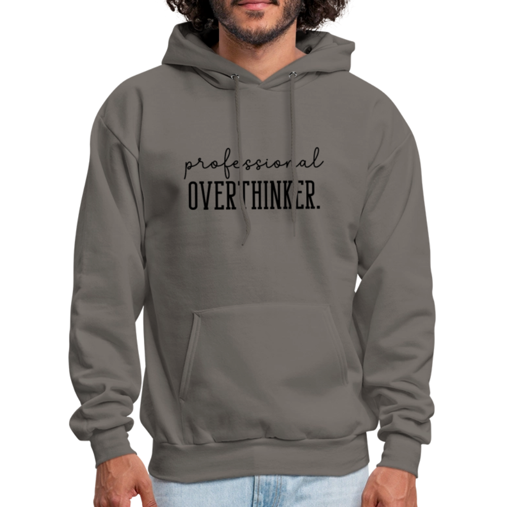 Professional Overthinker Hoodie - asphalt gray