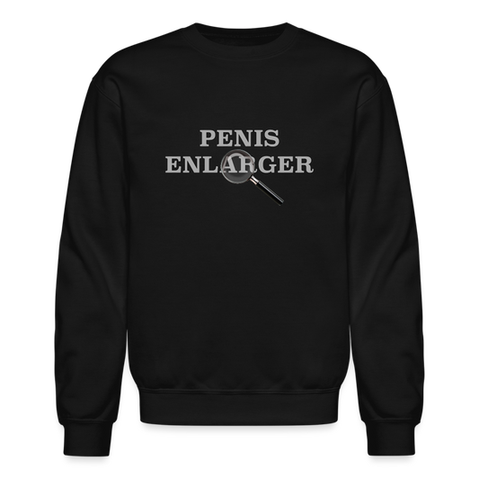 Penis Enlarger Sweatshirt (Funny Adult Humor) - black