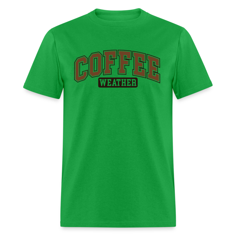 Coffee Weather T-Shirt - bright green