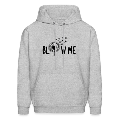 Blow Me Hoodie - heather gray