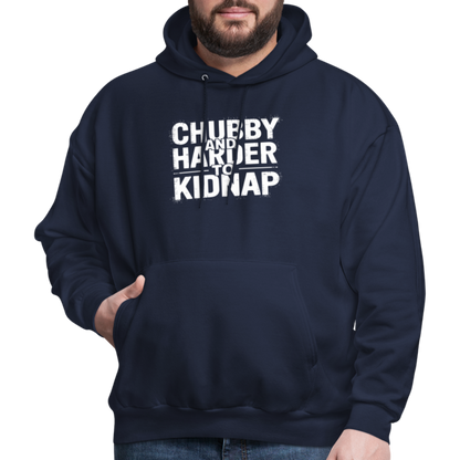 Chubby and Harder to Kidnap Hoodie - navy