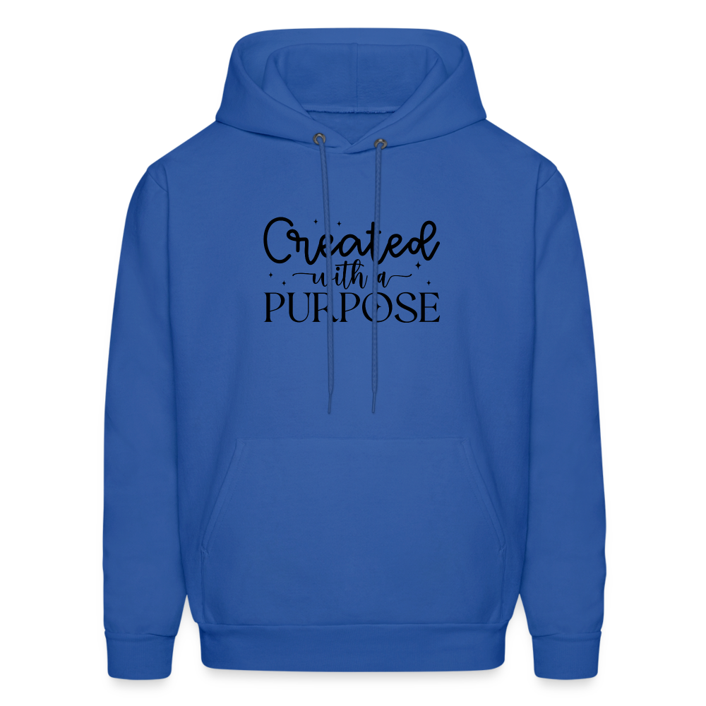 Created with a Purpose Hoodie - royal blue