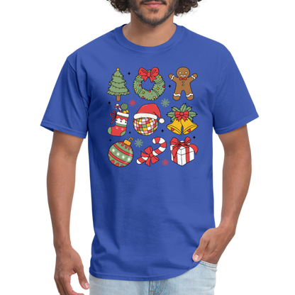 Christmas Holiday Season T-Shirt - royal blue