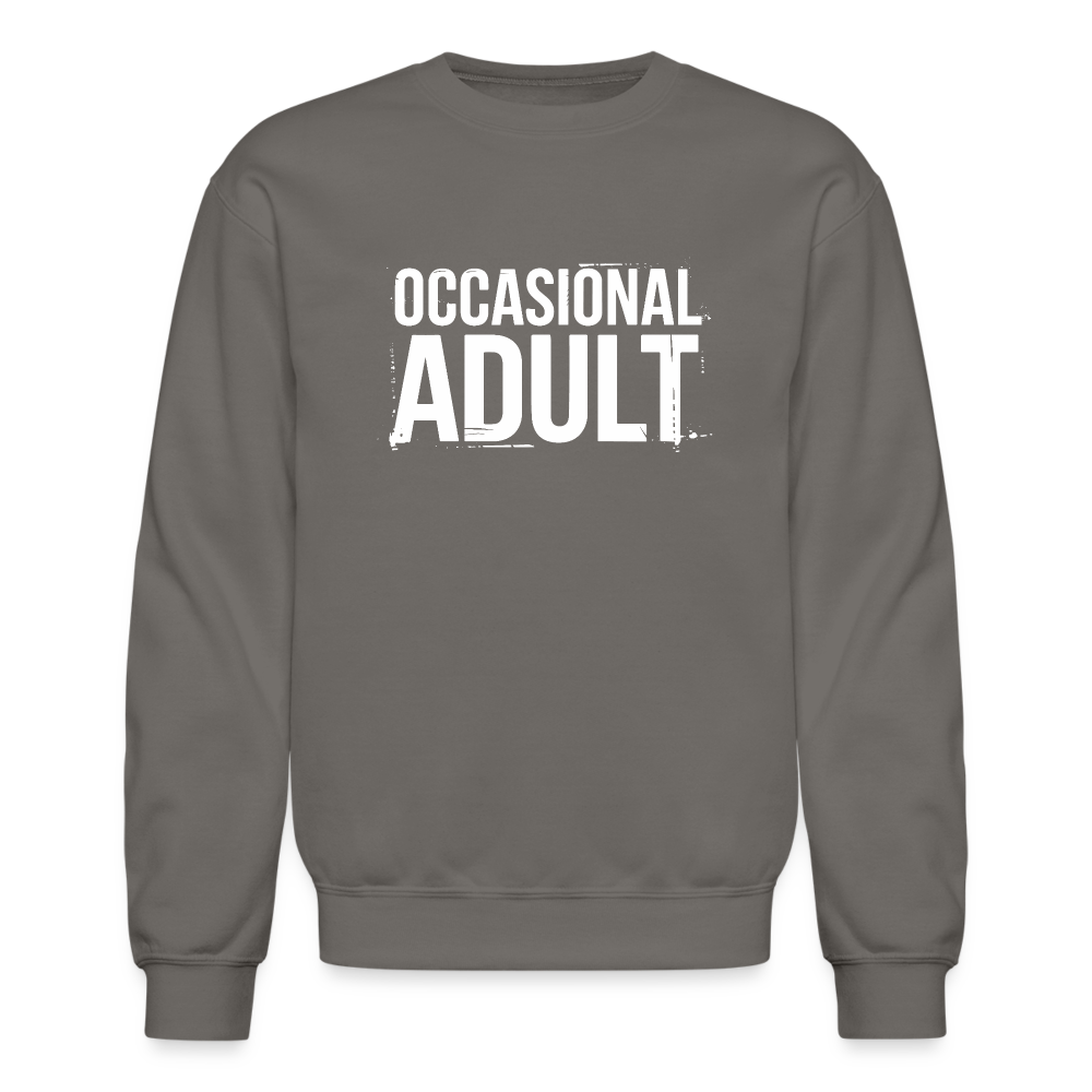 Occasional Adult Sweatshirt - asphalt gray