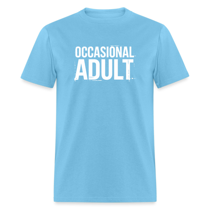 Occasional Adult T-Shirt - aquatic blue