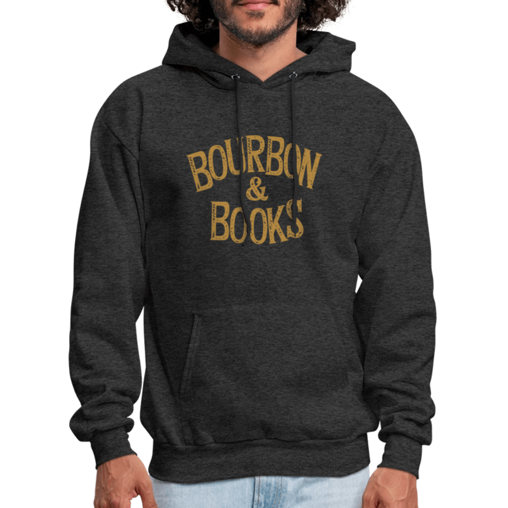 Bourbon & Books Hoodie - charcoal grey