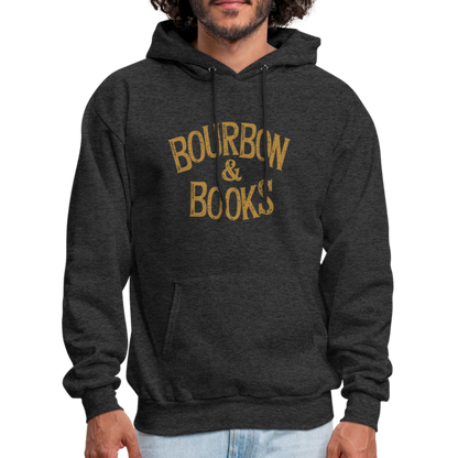 Bourbon & Books Hoodie - charcoal grey