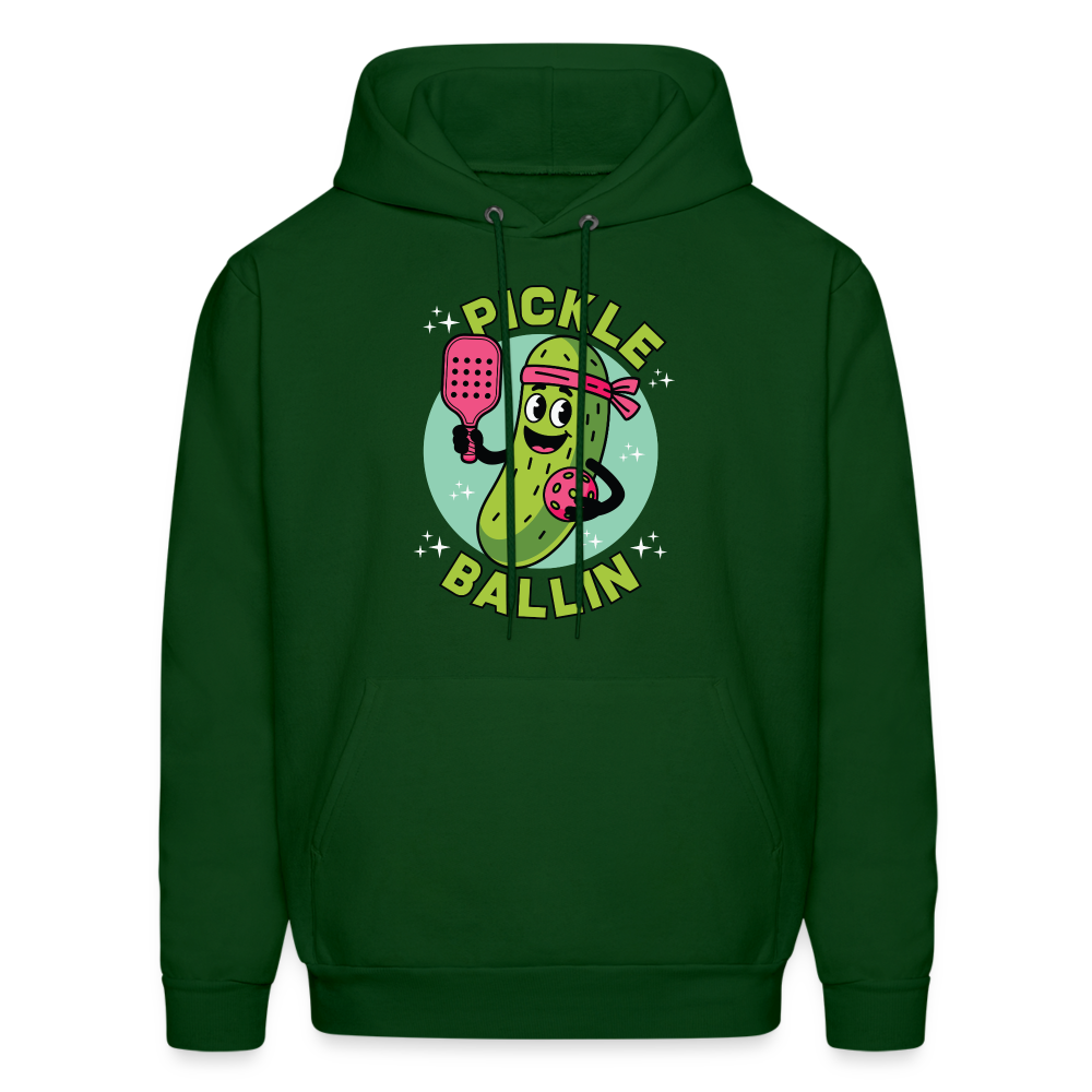 Pickle Ballin Hoodie - forest green