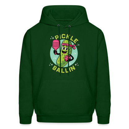 Pickle Ballin Hoodie - forest green