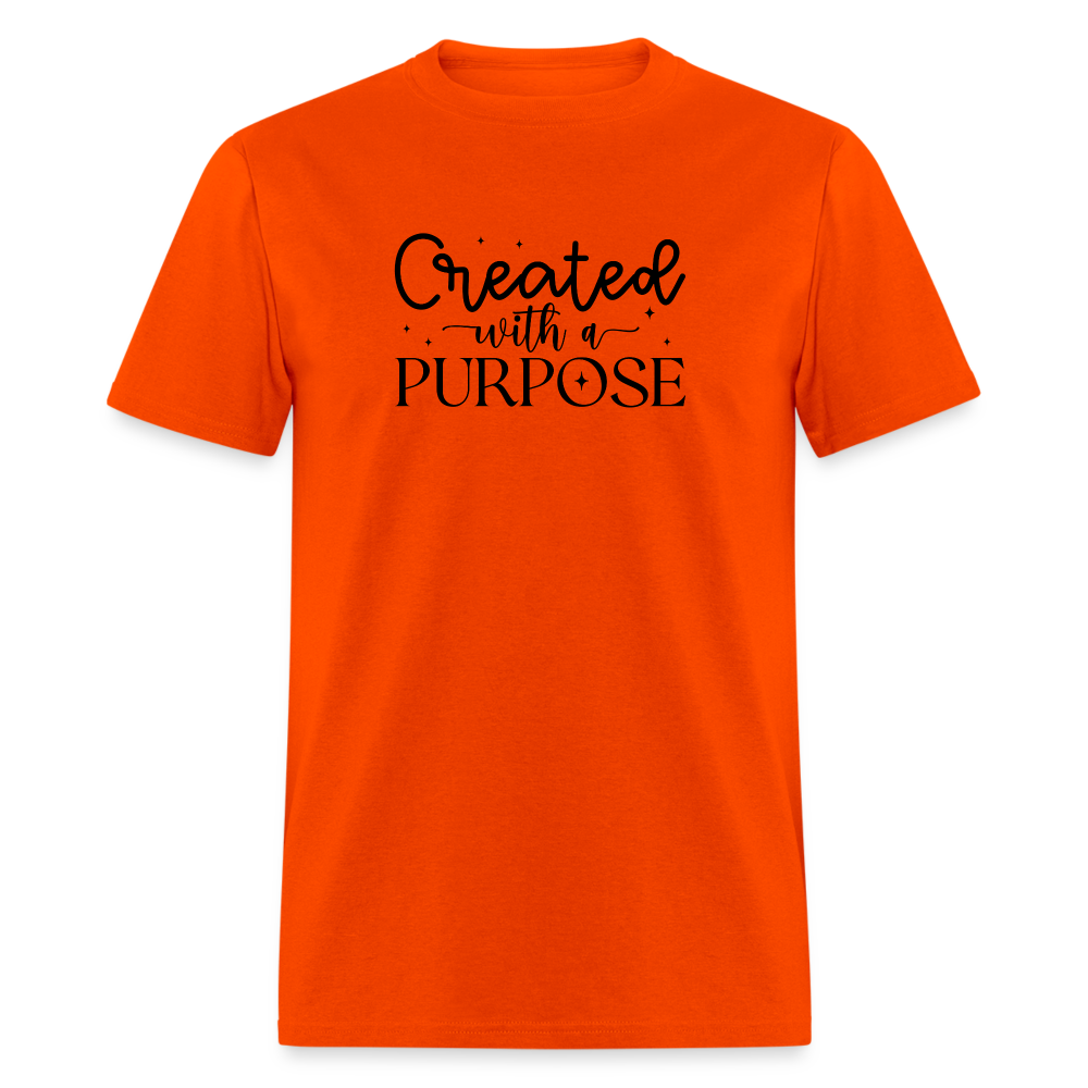 Created with a Purpose T-Shirt - orange