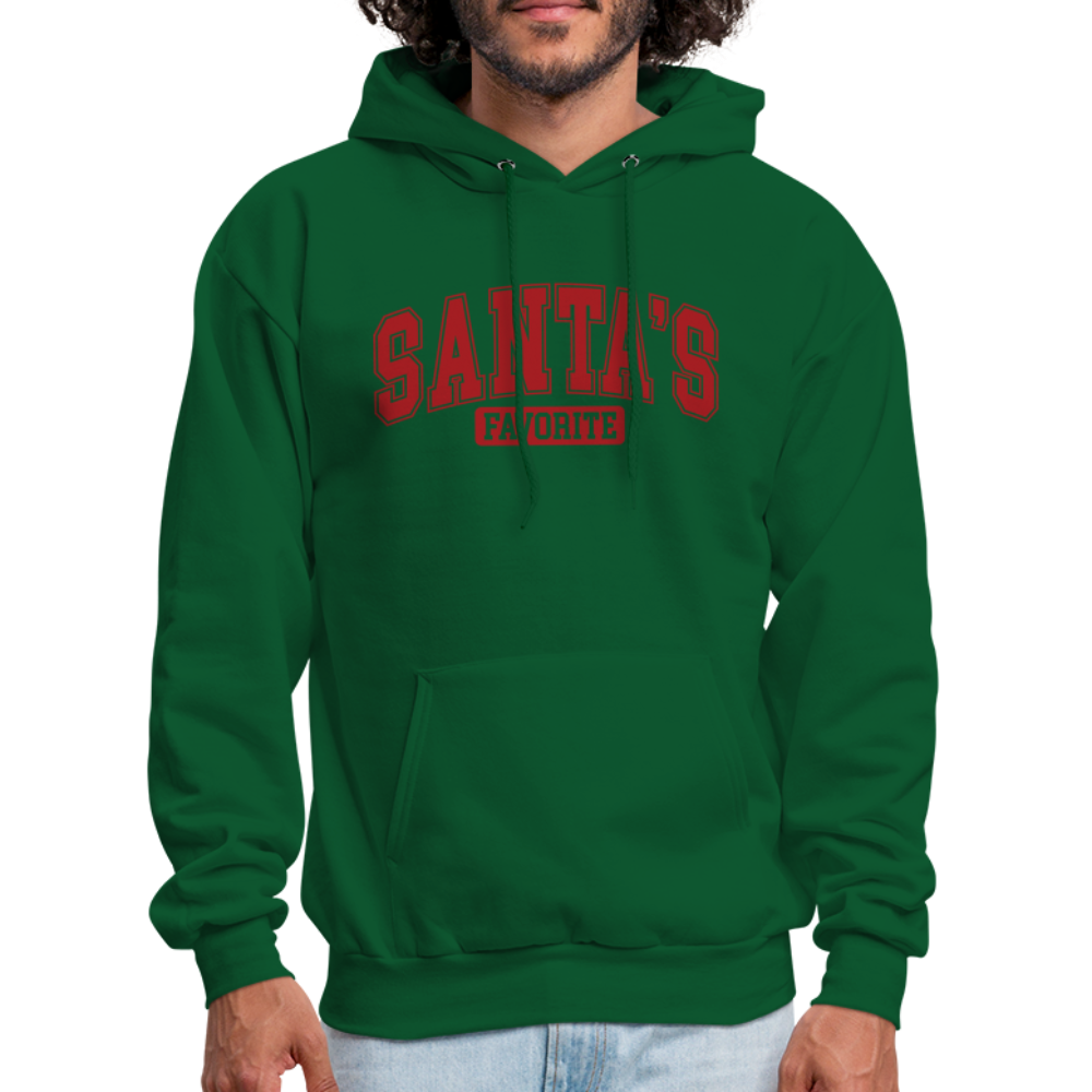 Santa's Favorite Hoodie - forest green