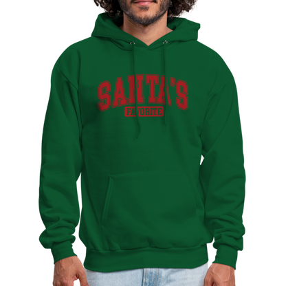 Santa's Favorite Hoodie - forest green