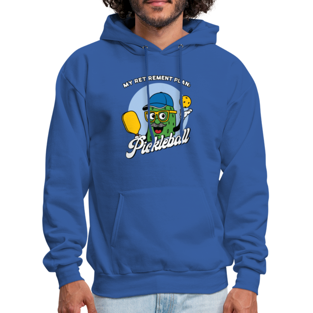 My Retirement Plan: Pickleball Hoodie - royal blue