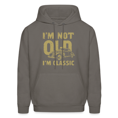 I'm Not Old I'M Classic Hoodie - asphalt gray