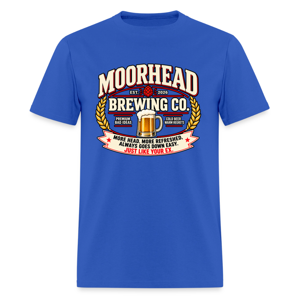 Moorhead Brewing Co. T-Shirt Color: royal blue