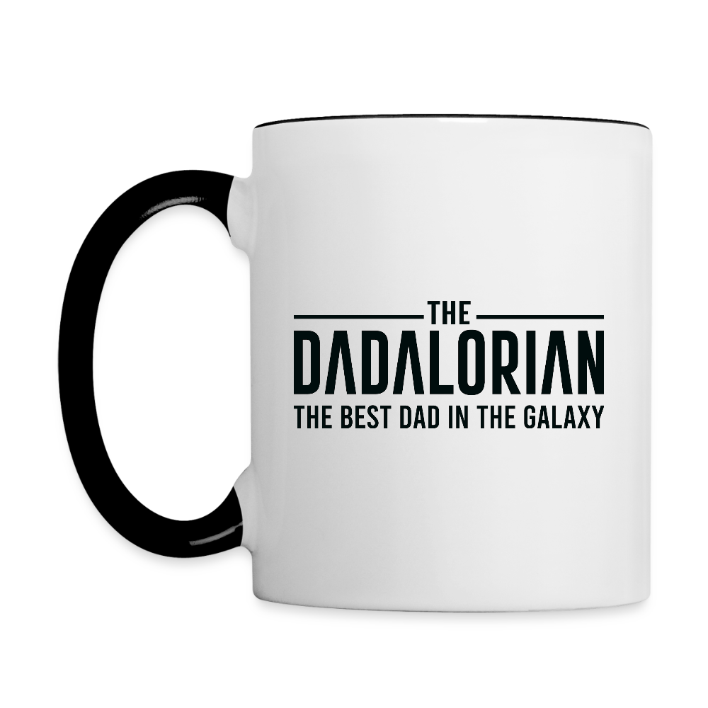 The Dadalorian Coffee Mug – Best Dad in the Galaxy Gift - white/black