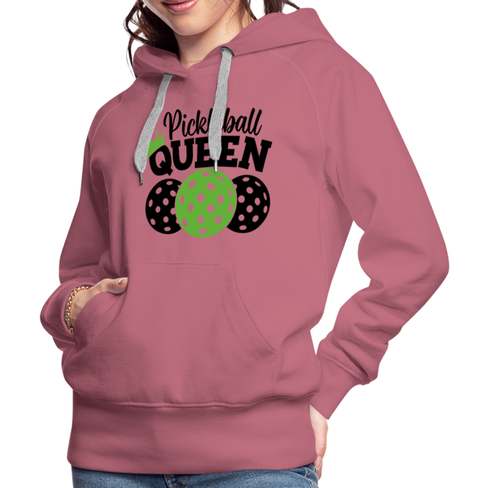 Pickleball Queen Women's Premium Hoodie - mauve