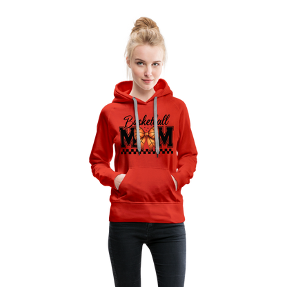 Basketball Mom Women’s Premium Hoodie - red