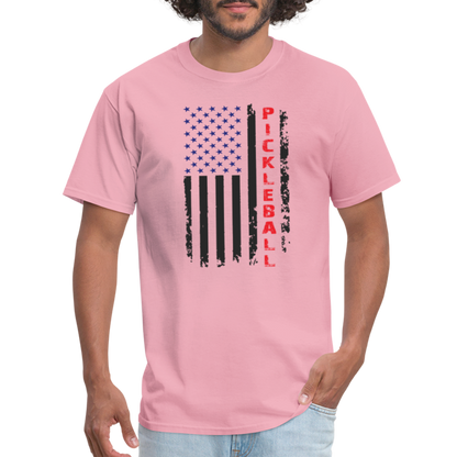 Pickleball Flag T-Shirt - pink