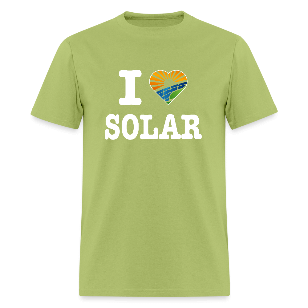 I Love Solar T-Shirt Color: kiwi