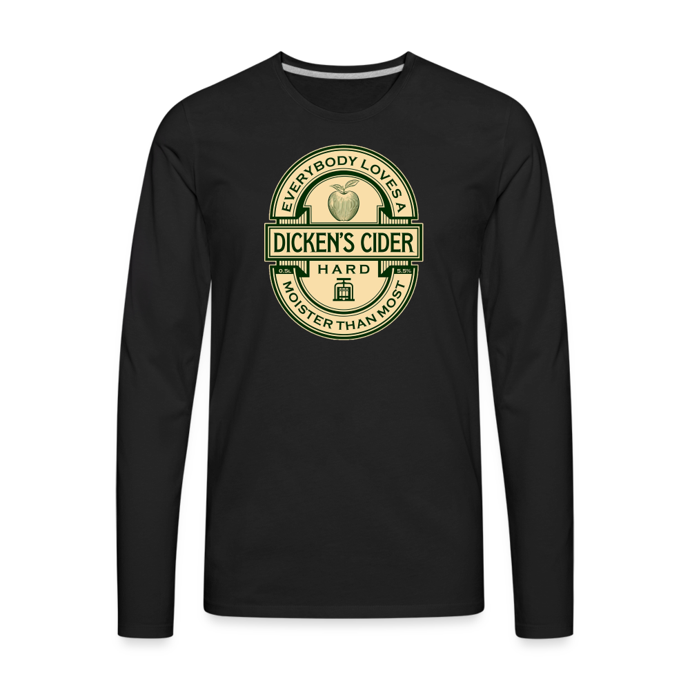 Dicken's Cider Men's Premium Long Sleeve T-Shirt - black