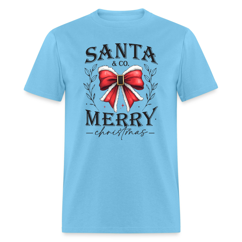 Merry Christmas Santa & Co T-Shirt - aquatic blue