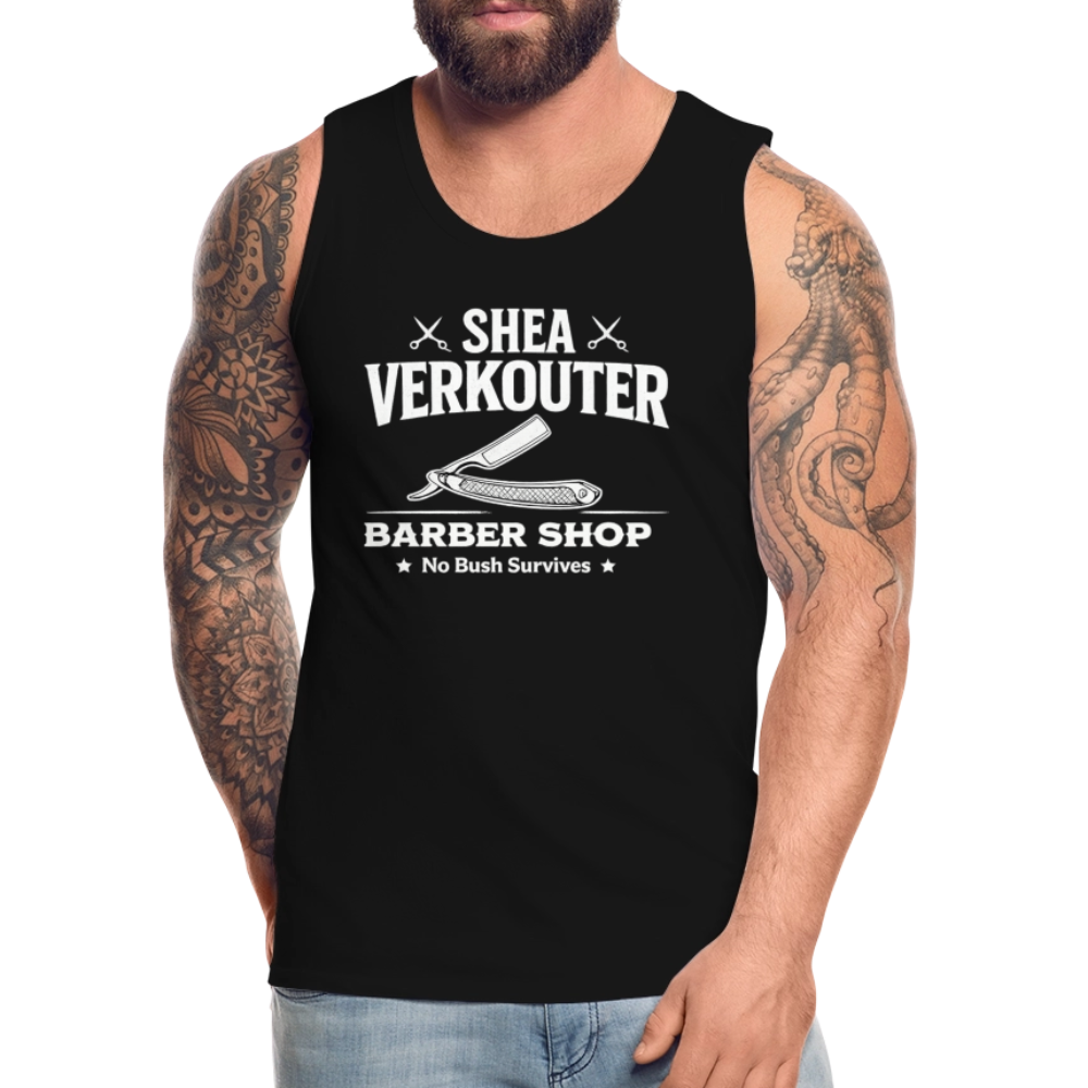 Shea Verkouter Barber Shop Funny Tank Top - black
