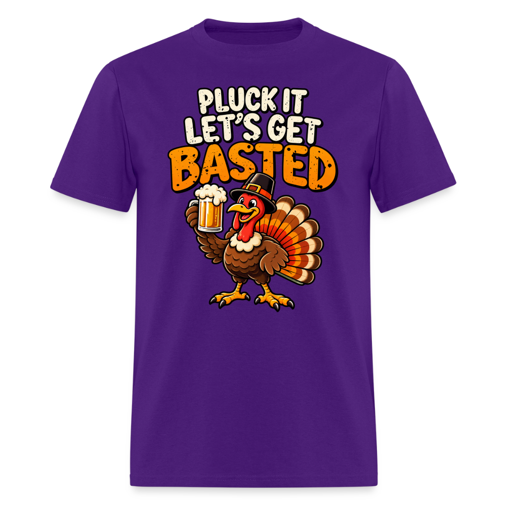 Pluck It Let’s Get Basted T-Shirt - purple