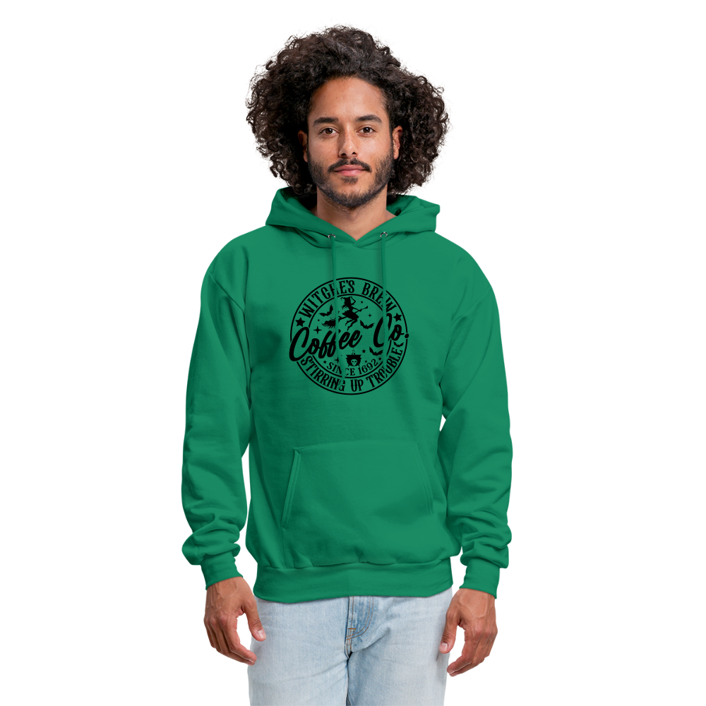 Witches Brew Coffee Co (Halloween) Hoodie - kelly green