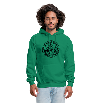 Witches Brew Coffee Co (Halloween) Hoodie - kelly green