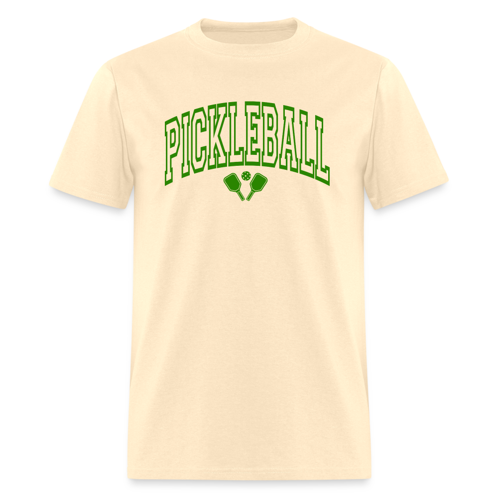 Pickleball T-Shirt (Green Arch Letters) - natural