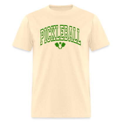 Pickleball T-Shirt (Green Arch Letters) - natural