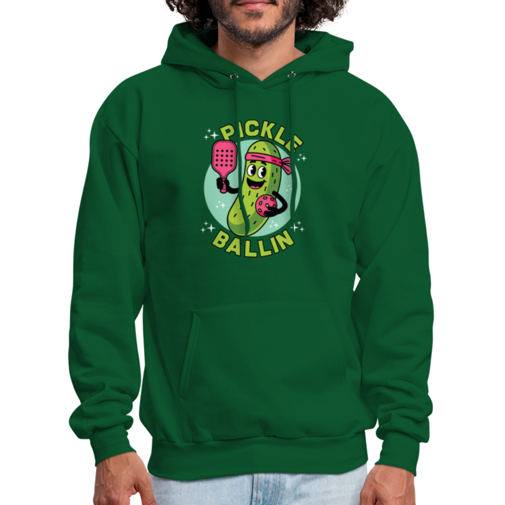 Pickle Ballin Hoodie - forest green