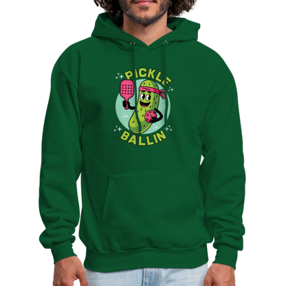 Pickle Ballin Hoodie - forest green