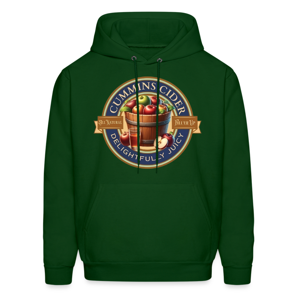 Cummins Cider (Funny Adult Humor) Hoodie - forest green