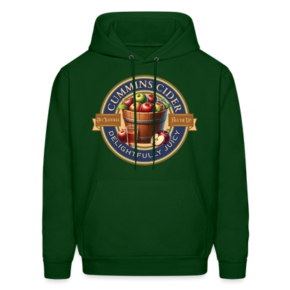 Cummins Cider (Funny Adult Humor) Hoodie - forest green