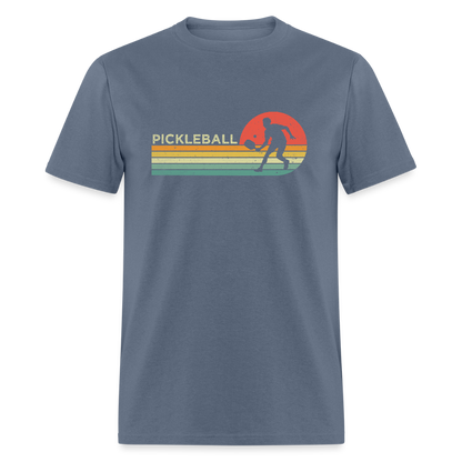 Retro Pickleball T-Shirt - denim