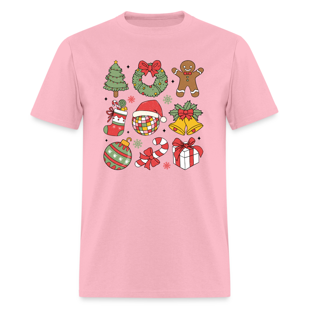 Christmas Holiday Season T-Shirt - pink