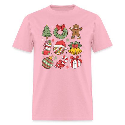 Christmas Holiday Season T-Shirt - pink