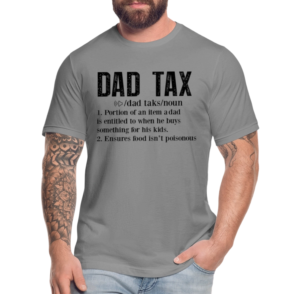 Dad Tax (Definition) T-Shirt Bella + Canvas - slate