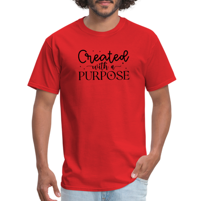 Created with a Purpose T-Shirt - red