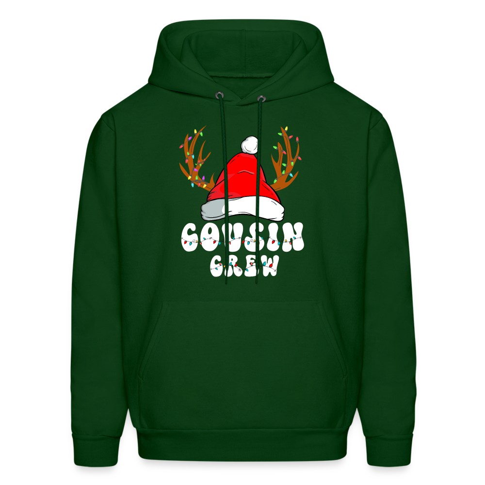 Cousin Crew Christmas Hoodie - forest green