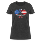 American Flag Pickleball Paddle Women's Contoured T-Shirt