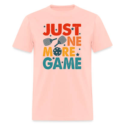 Just One More Game (Pickleball) T-Shirt - blush pink 