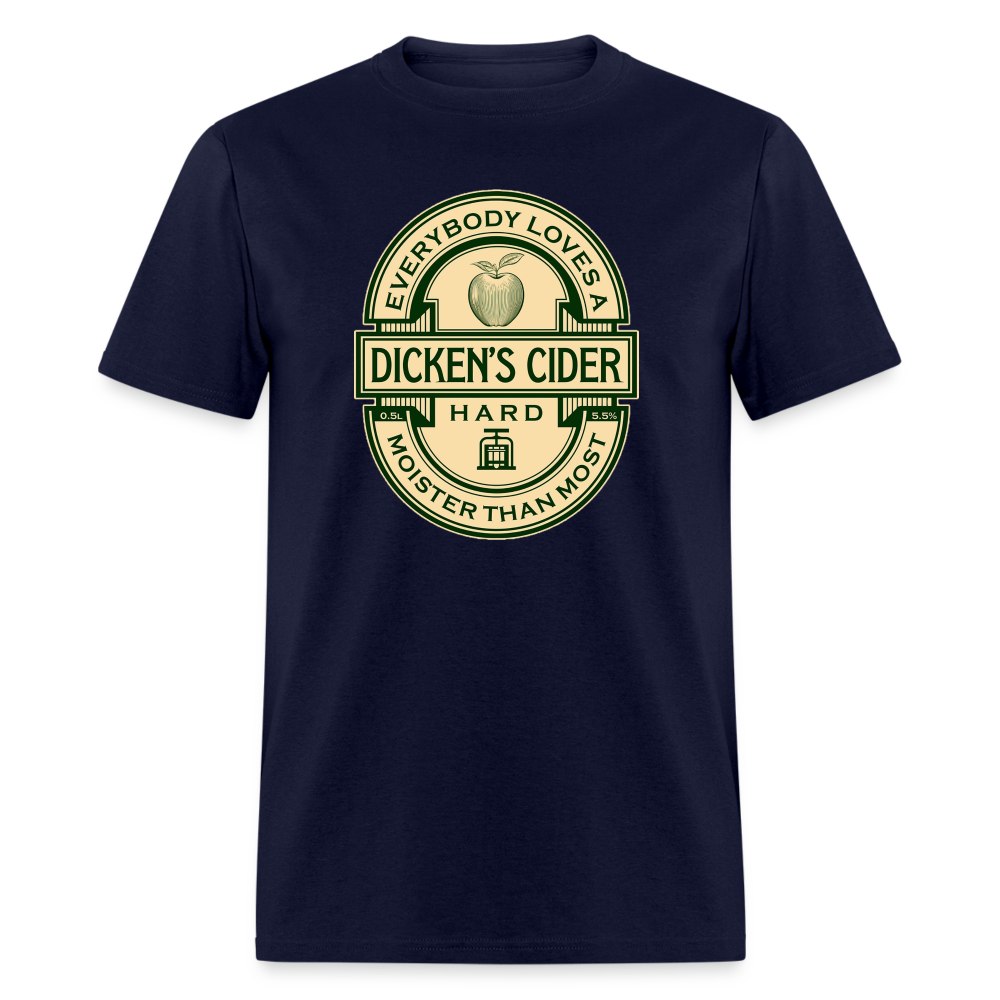 Dicken's Cider T-Shirt - navy