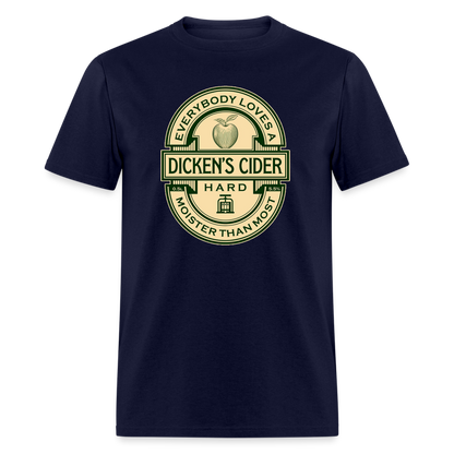 Dicken's Cider T-Shirt - navy